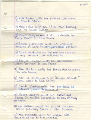 1981 Senior Will
Page 2
